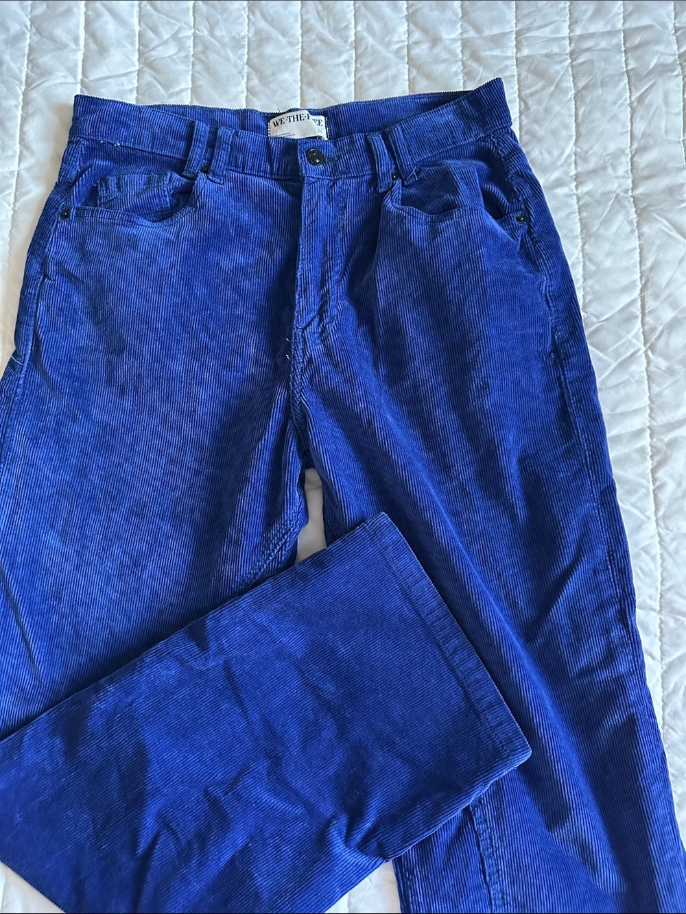 We The Free Women's Corduroy Pants In Royal Blue View 3